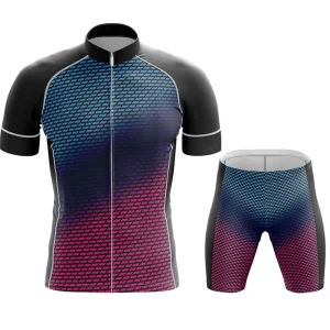 custom sublimation cycling uniform polyester fabric 250 gsm white background