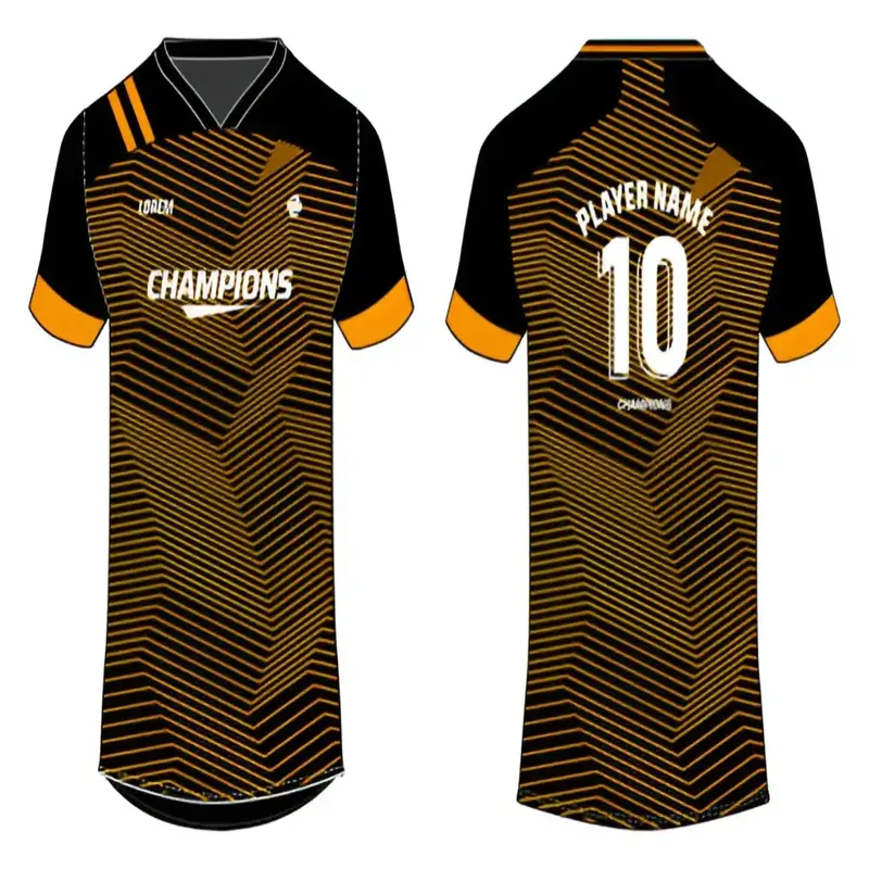 dark brown custom rugby uniform logo on front player name on back with white background