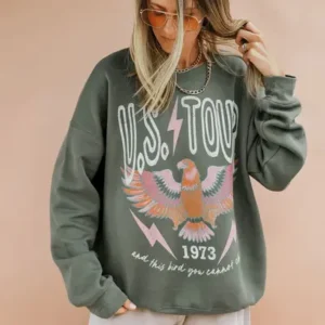 Bold Fashion print Sweat Shirt