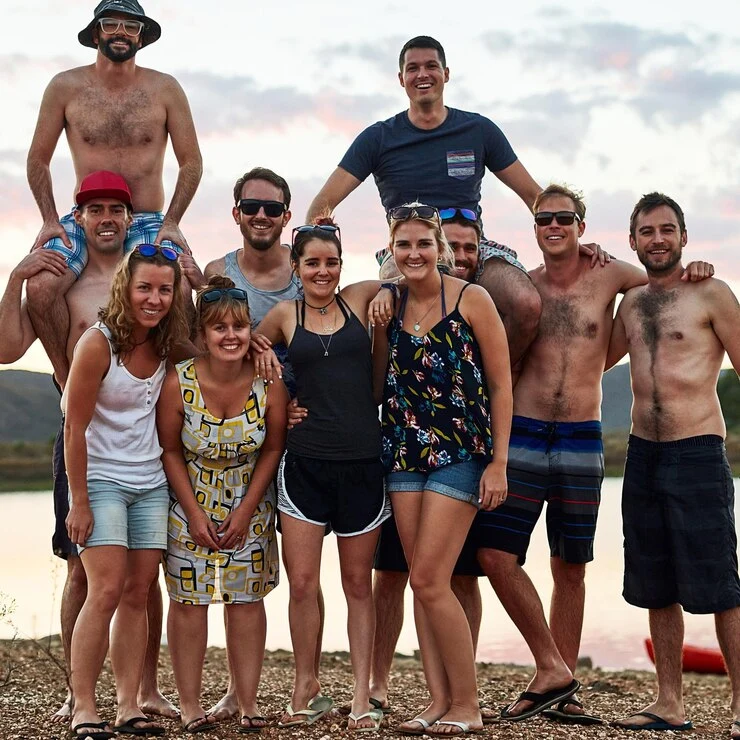 friends wearing custom shorts in different Fabric and Designs